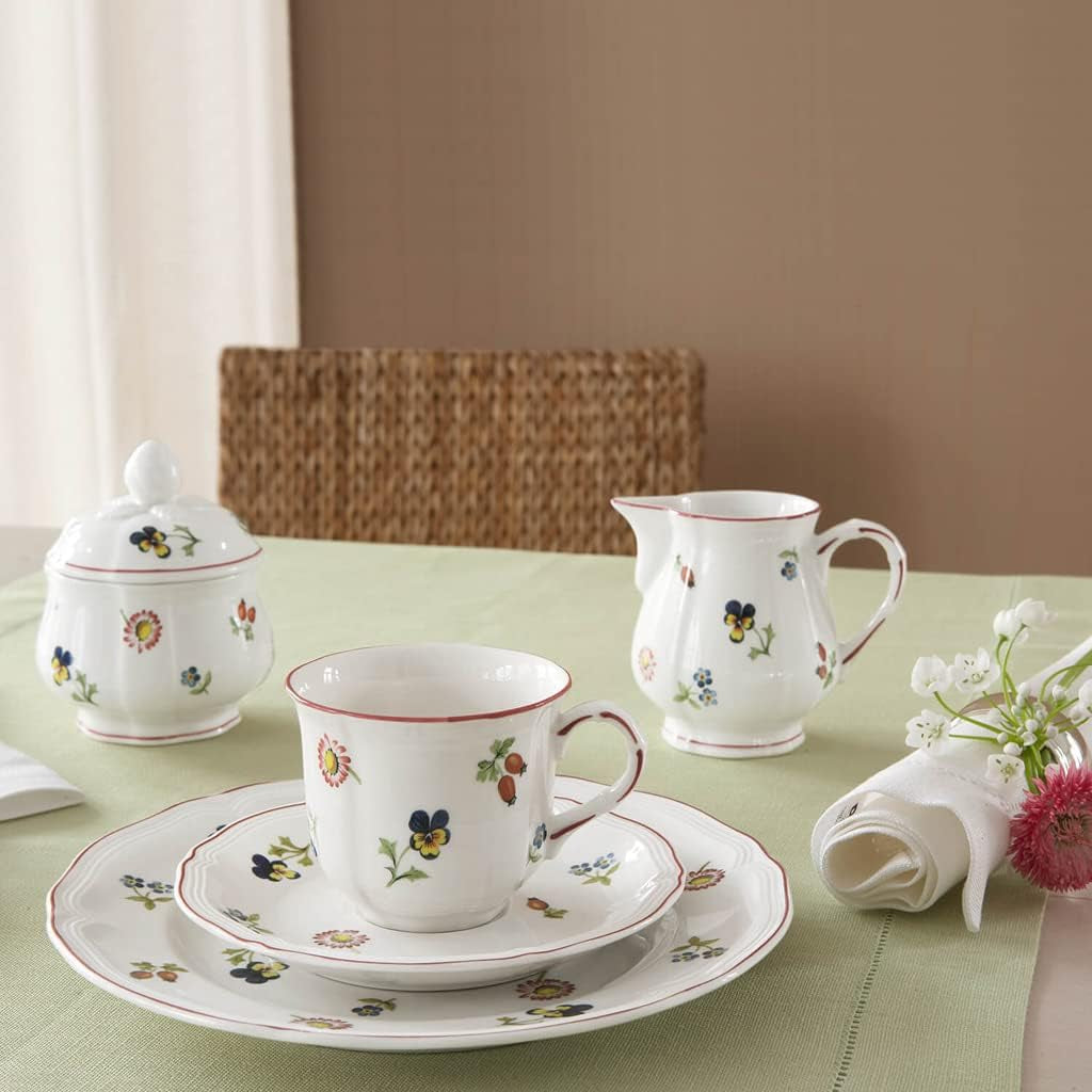 Villeroy & Boch Petite Fleur ulcior de lapte, 250 ml, înălțime: 7,5 cm, porțelan premium, multicolor