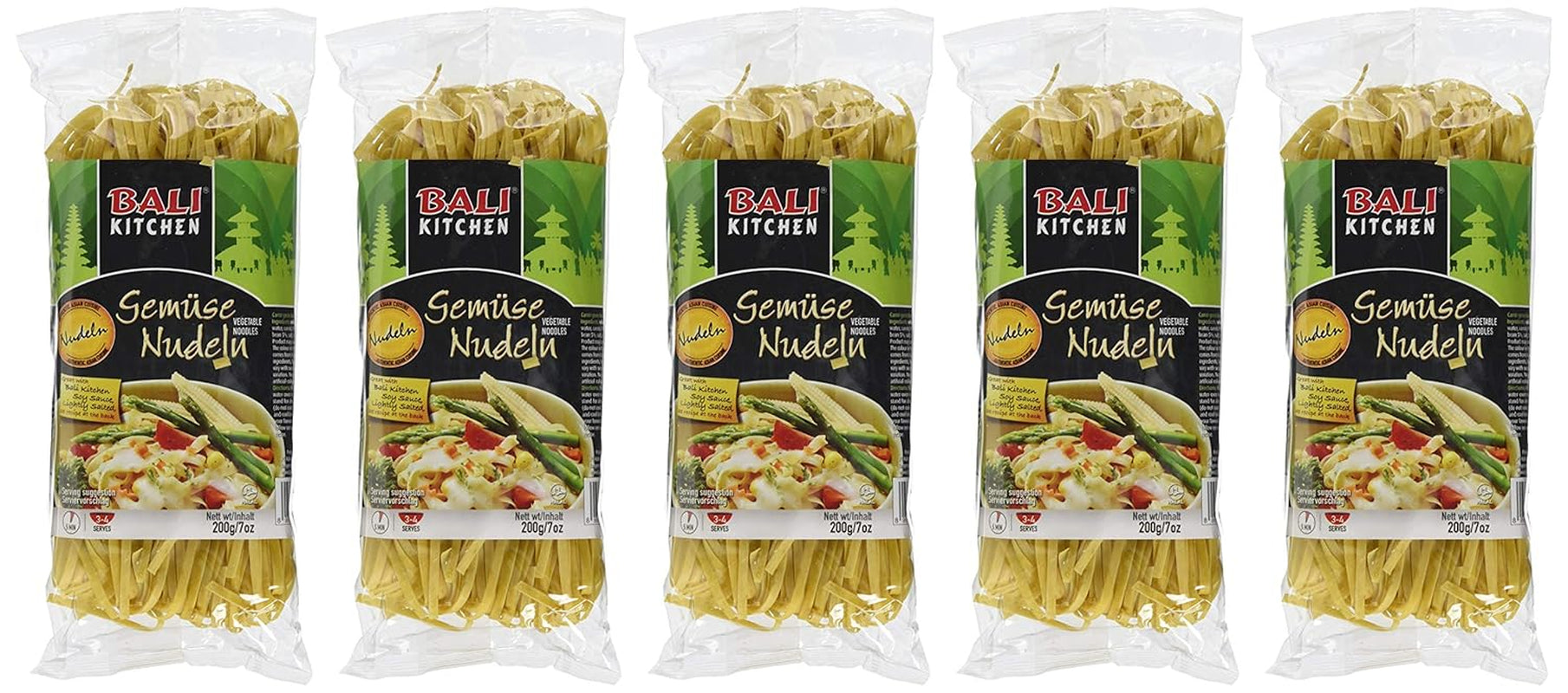 Vegetable Noodles Pack of 5 (5 x 200g)