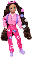 Simba 105953975 - Păpușă Kawaii Hi Dress-Up Lucy (26 cm) - Păpușă la modă articulată pentru coafat, Păpușă cu păr lung, iepure și accesorii, jucărie pentru copii de 4 ani și peste