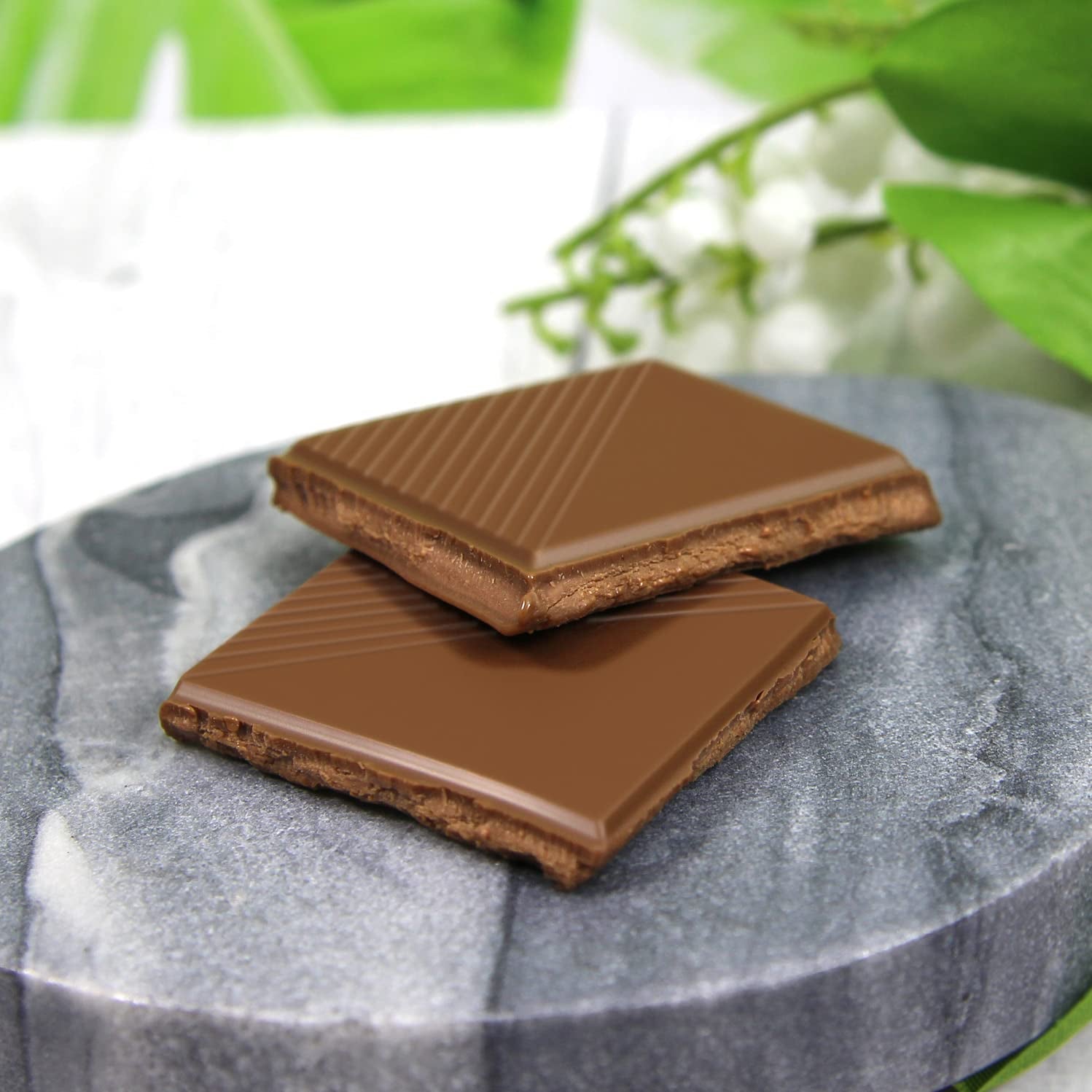 frankonia CHOCOLATE WITH NO ADDED SUGAR Chocolate with nougat, gluten-free, 100 g (pack of 4)