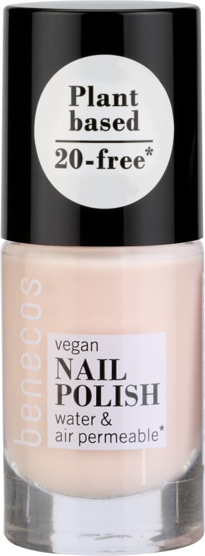 Oja vegană Benecos 20-Free "Be My Baby" - ojă pe bază de plante - uscare rapidă și de lungă durată - permeabilă la apă - îmbogățită cu biotină - 5ml