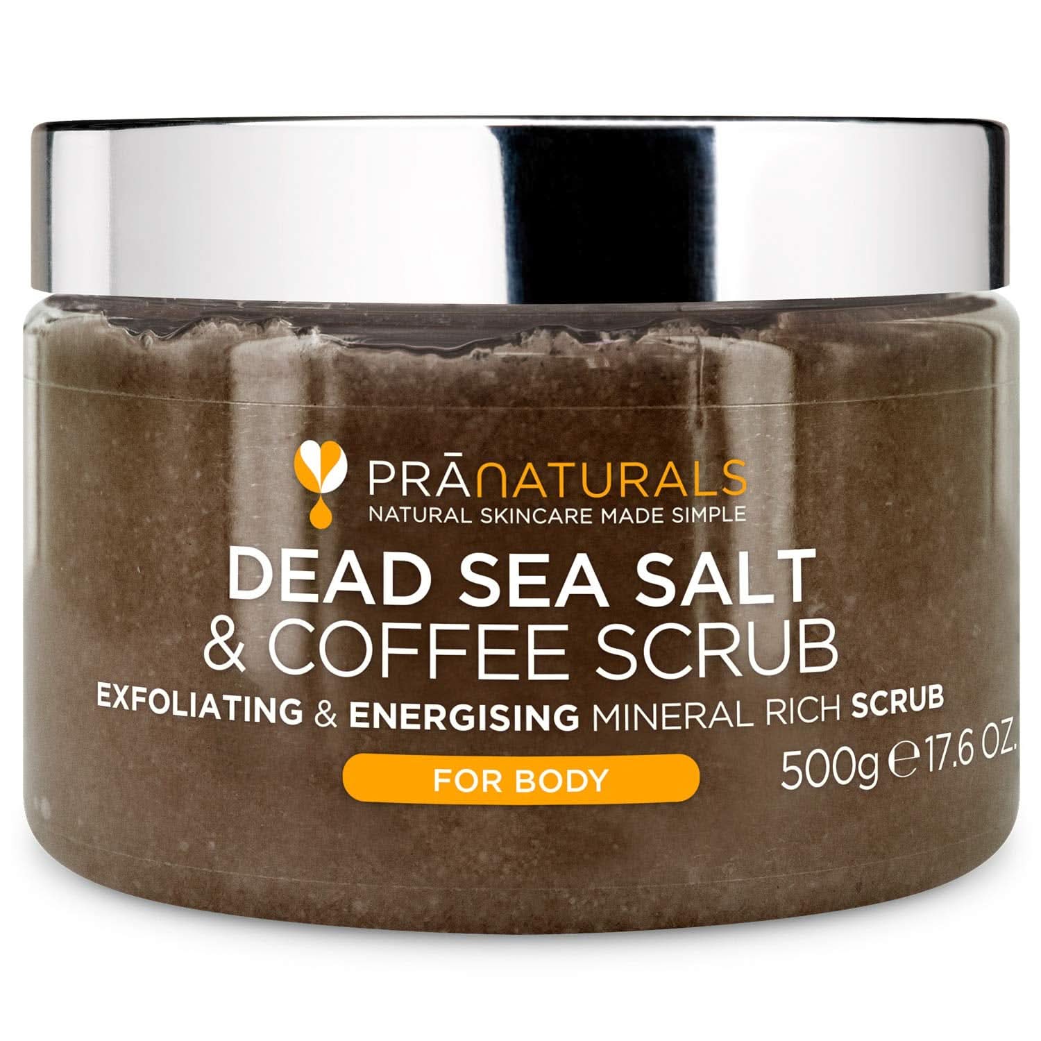 Pranaturals, Dead Sea Salt Body Scrub, 500g Naty Shop Coffee