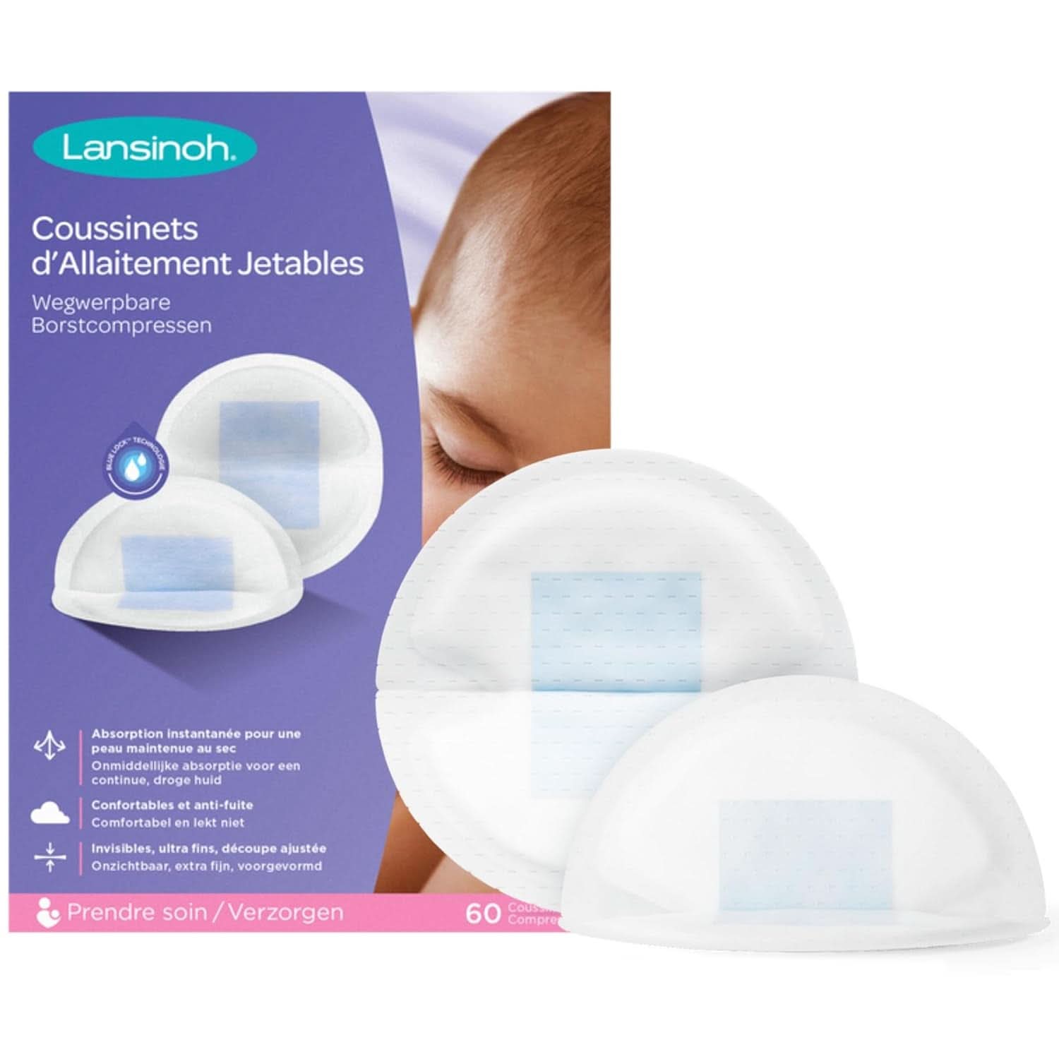 Lansinoh Einweg-Stilleinlagen, 60 Stück Food and Breastfeeding Accessories Bebe Naty Shop