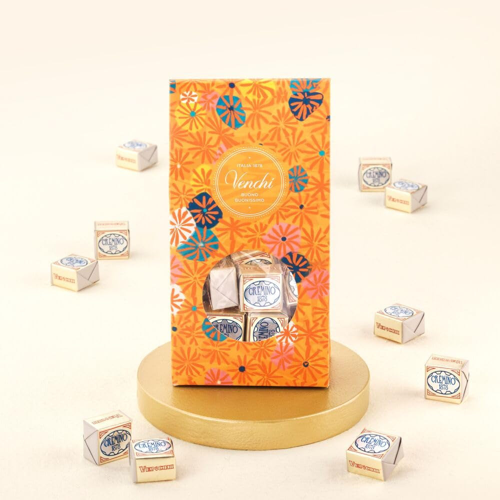 Venchi – Murrine Collection – Cremino 1878 Chocolate Gift Box, 300g – With PGI Piedmont Forest Hazelnuts – Gianduia – Gift Idea – Gluten Free