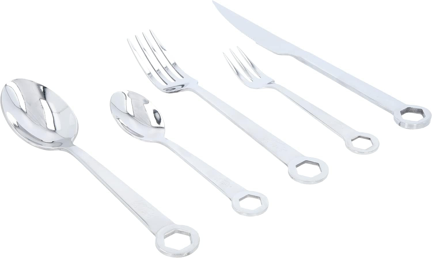 Cutlery set 5 pieces, stainless steel Kitchen Naty Shop