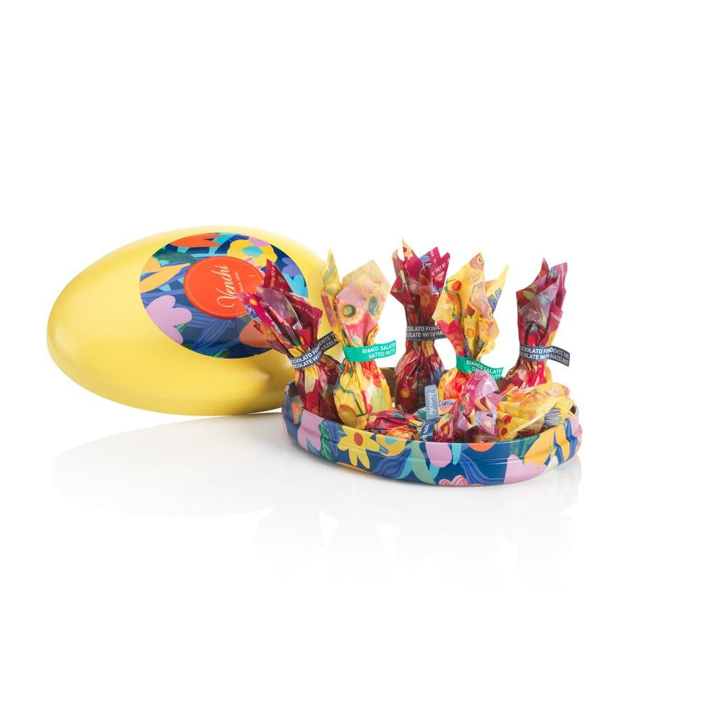 Salvadanaio di latta with ovetti di cioccolato 100 g