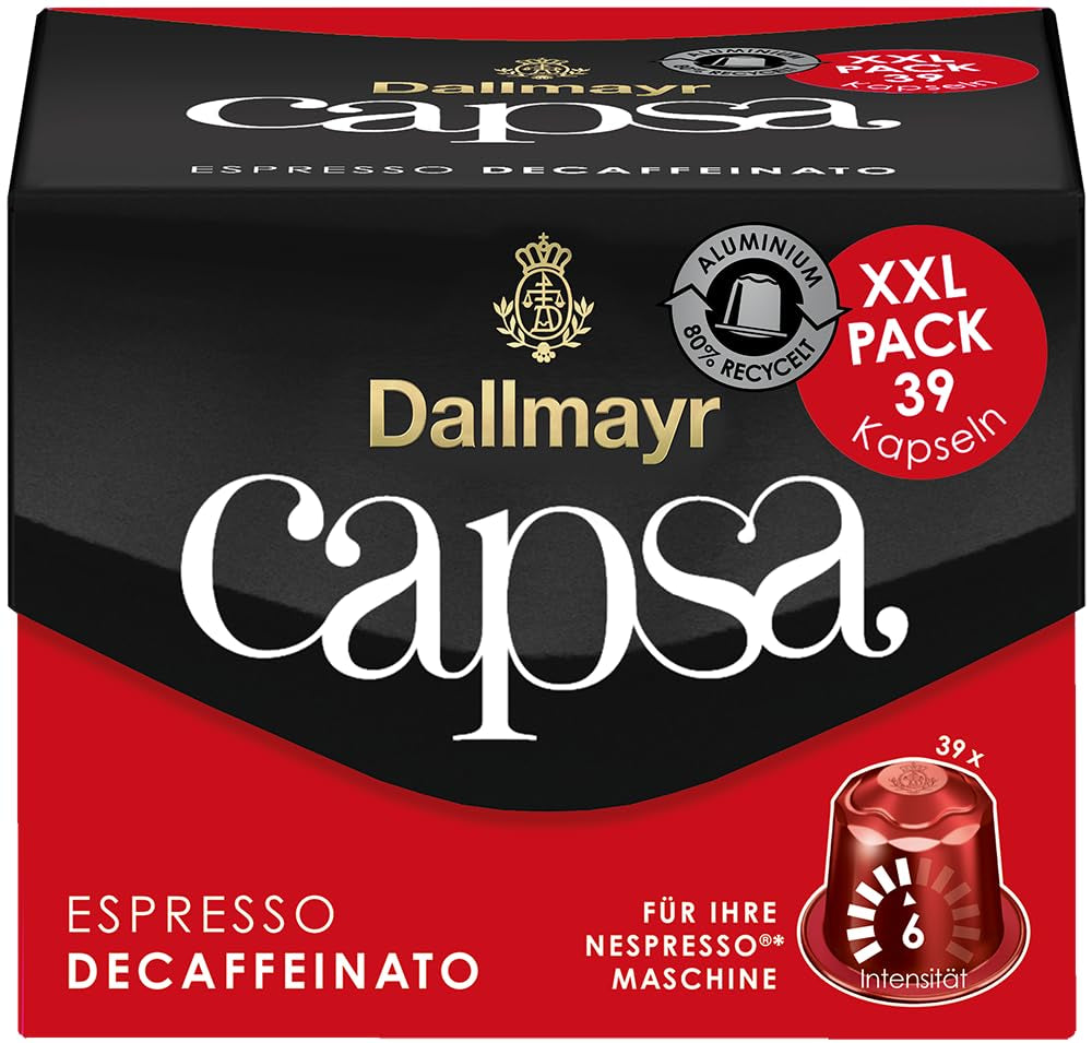 Capsa Espresso entkoffeiniert 39 Kapseln (Packung mit 2)