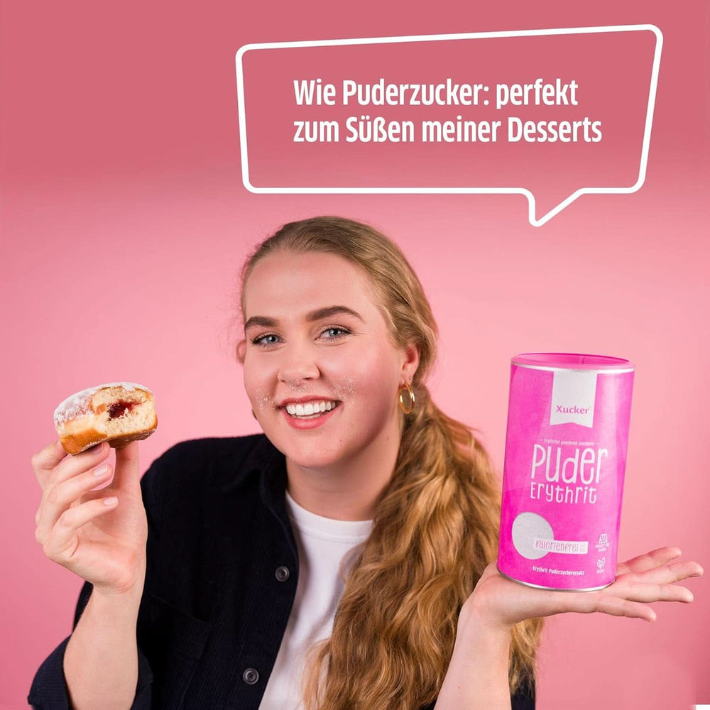 Xucker Powdered sugar Erythritol - Calorie-free sugar substitute, 600 grams Sweeteners Naty Shop