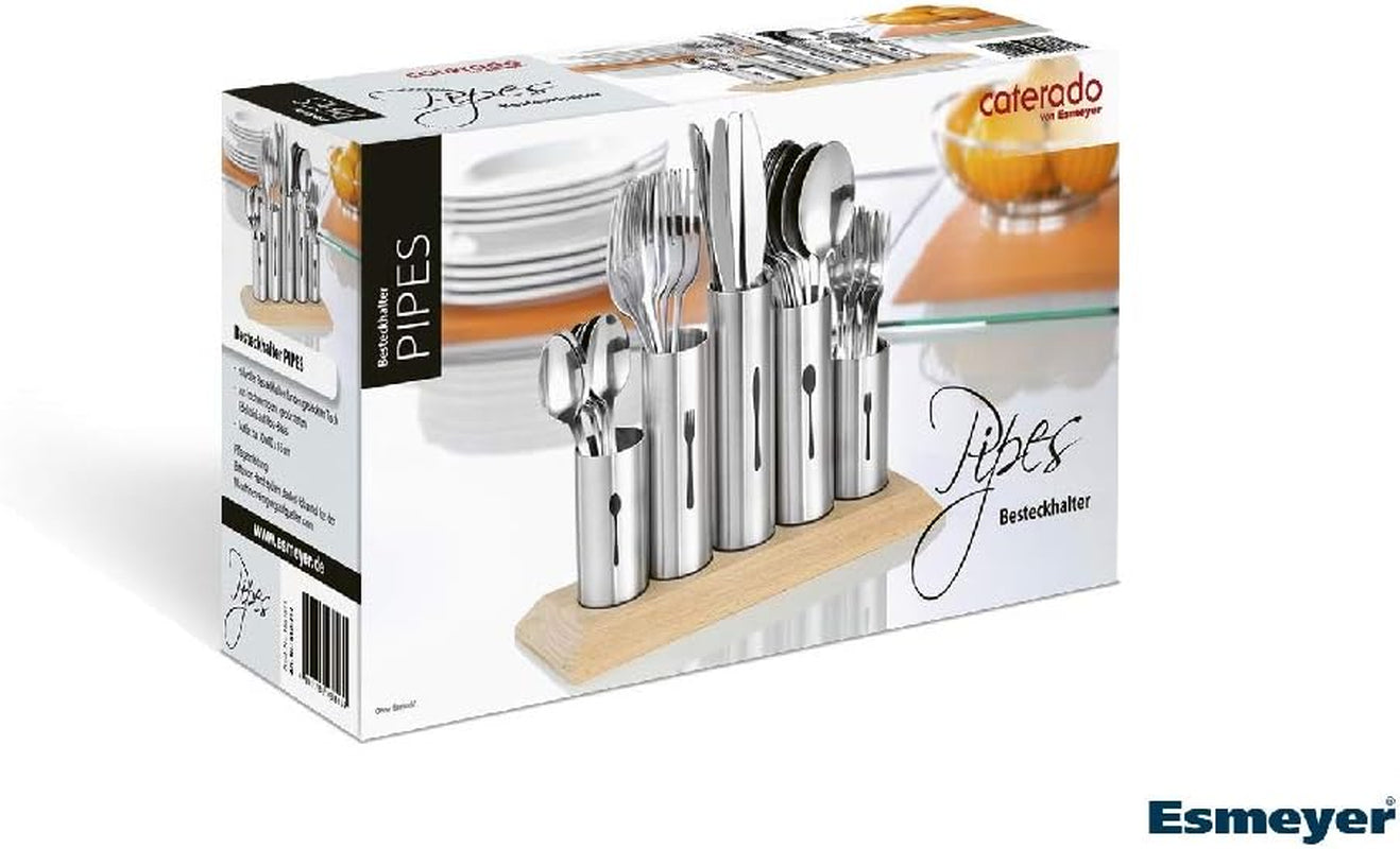 Stainless Steel Cutlery Holder, 1 Pack, Silver Naty Shop Kitchen