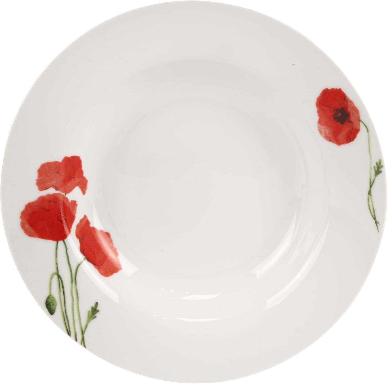 Set de veselă pentru 6 persoane - 18 piese - Set de farfurii din porțelan - Set de veselă albă - Set de bol și farfurie - Veselă modernă - Farfurii - Serviciu de masă - Set de veselă pentru 6 persoane