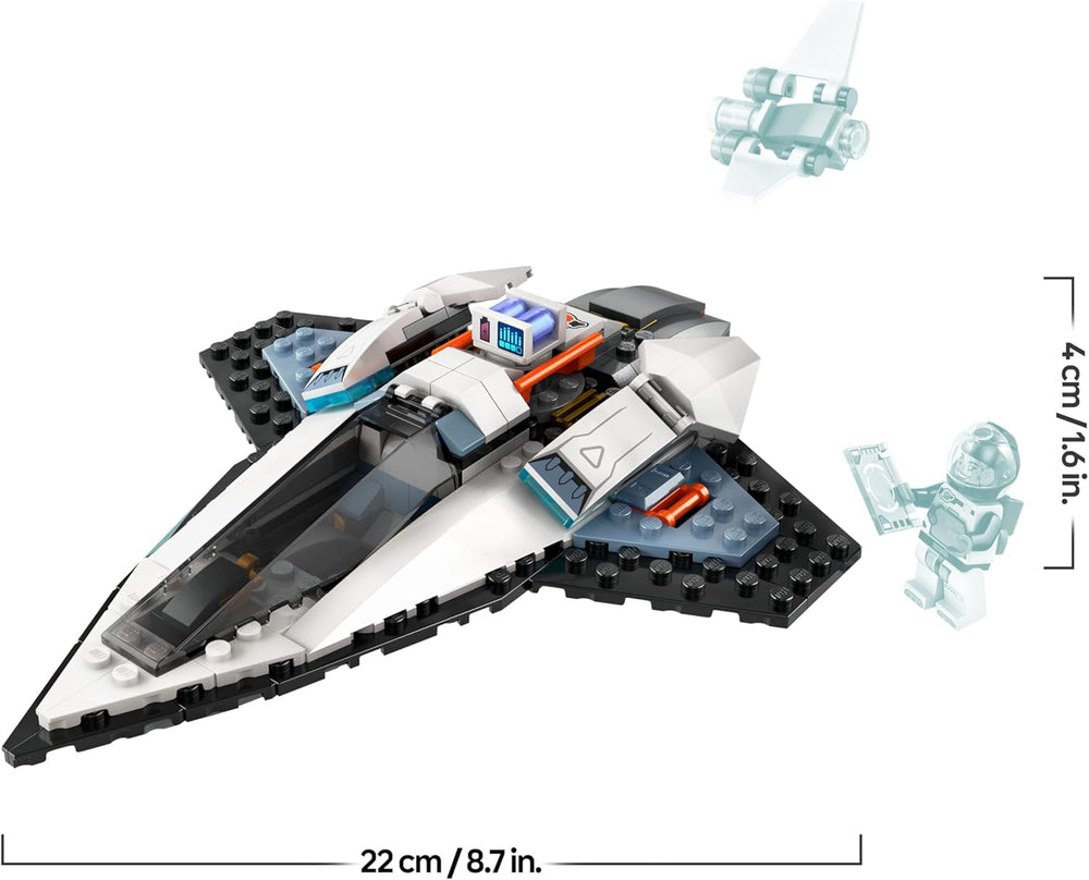 LEGO City Raumschiff, Weltraum-Spielzeug mit Space Shuttle für Kinder zum Baen, Jungen und Mädchen ab 6 Jahren, Set mit Astronaut-Figur 60430