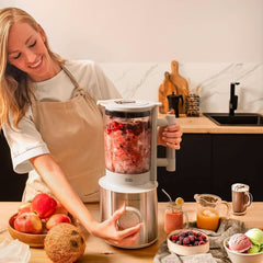 Cecotec Standmixer Grand Katana 2700MAX Total Destroy W. Maximalleistung 2700W, Gegenläufige Technologie, 8-Klingen-Messer Mit Schwarzer Titanbeschichtung, Thermoresistenter Krug 1.8L Mother and Child Naty Shop