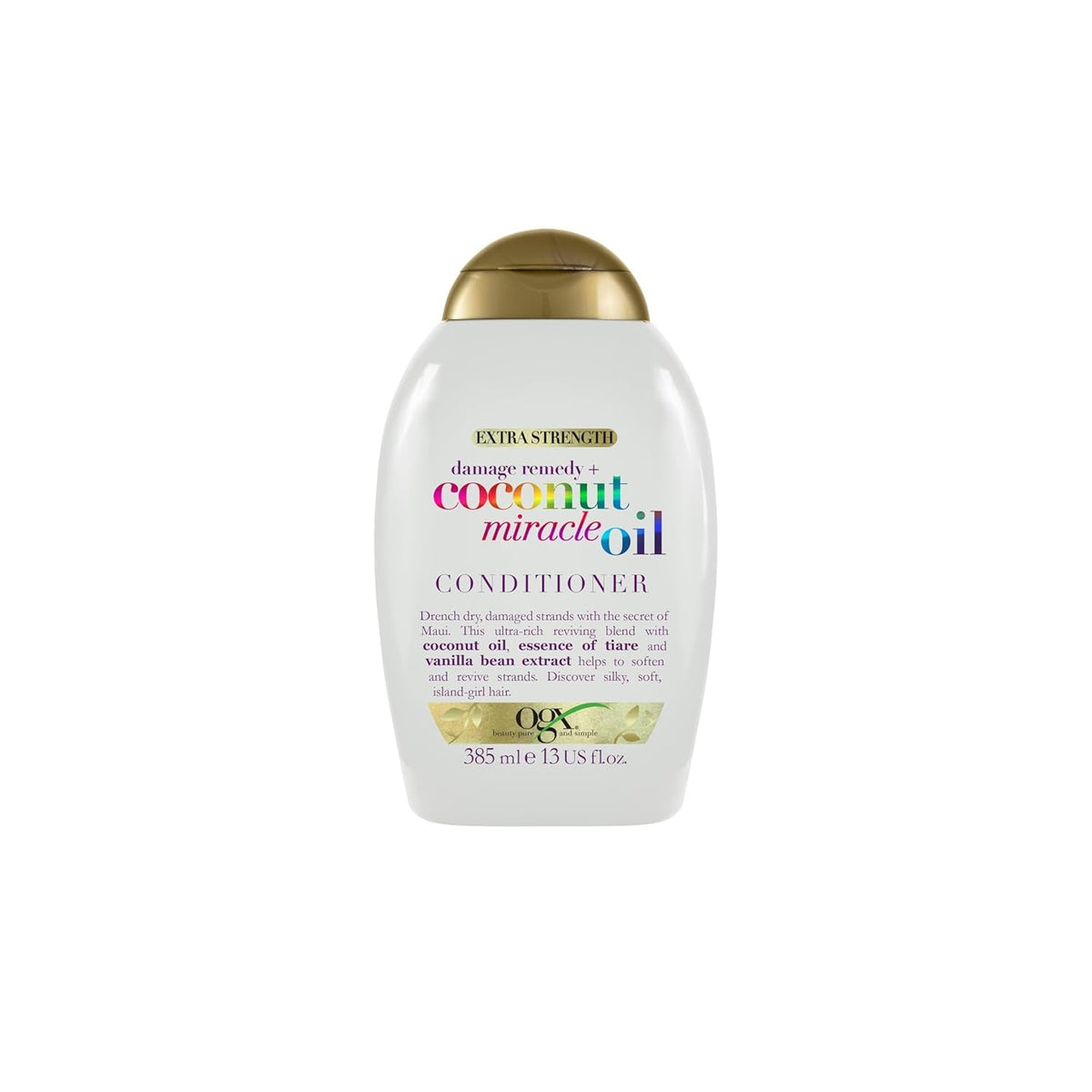 OGX Coconut Miracle Oil Conditioner, Moisturizing conditioner for hair care with coconut oil, 385 ml Hair care OGX Conditioner
