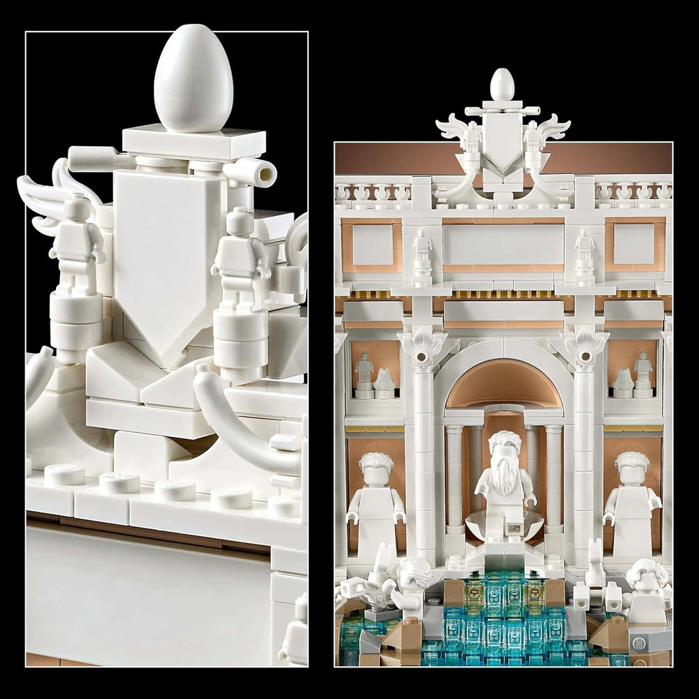 LEGO Architecture Trevi Fountain - Model of a landmark in Rome with Minifigures sculptures - collection piece for office and living room - gift for adults and architecture lovers 21062 Building sets Besuche den LEGO-Store