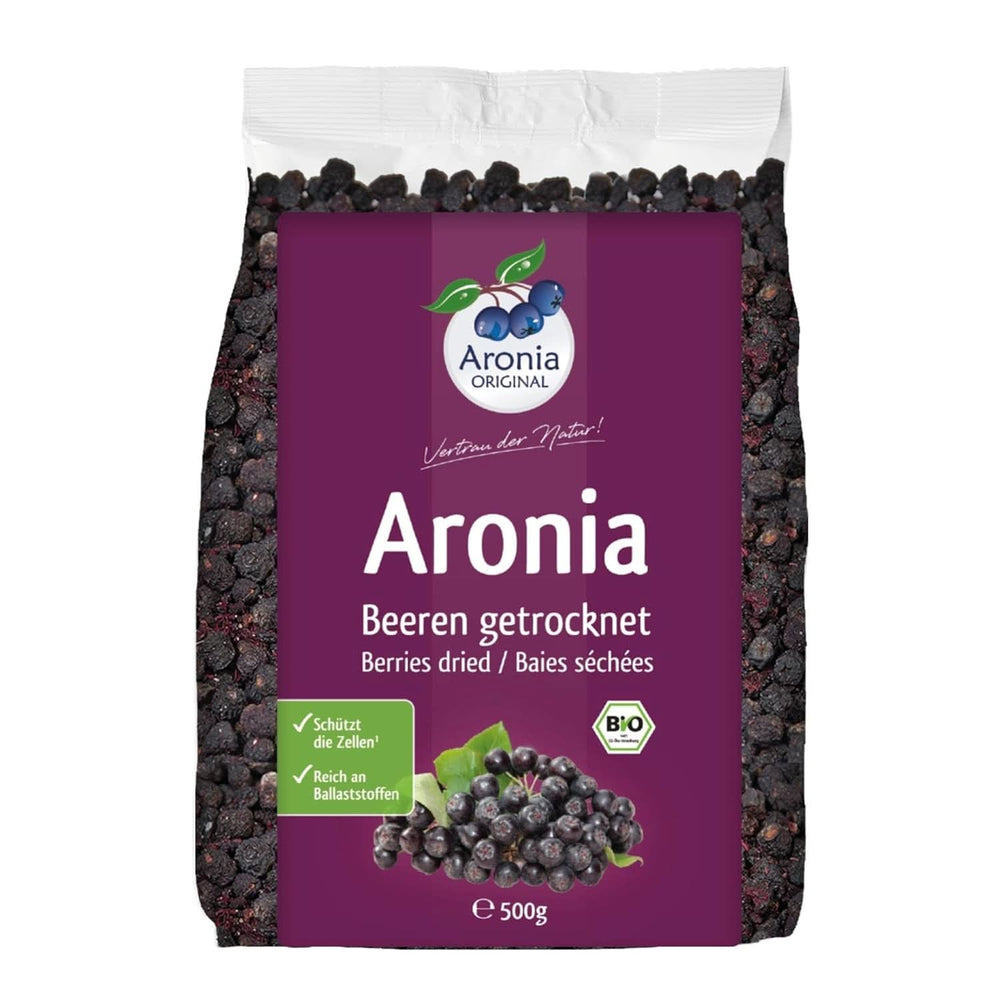 Aronia ORIGINAL, Dehydrated aronia fruits, no preservatives, no added sugar, 500 grams Naty Shop dehydrated products 500 grams