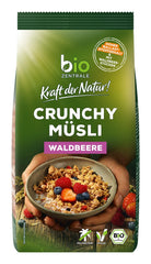 Crispy muesli with berries Biozentrale | 375 g organic Muesli | Ideal for breakfast and your cup of takeaway muesli | An alternative to muesli bars