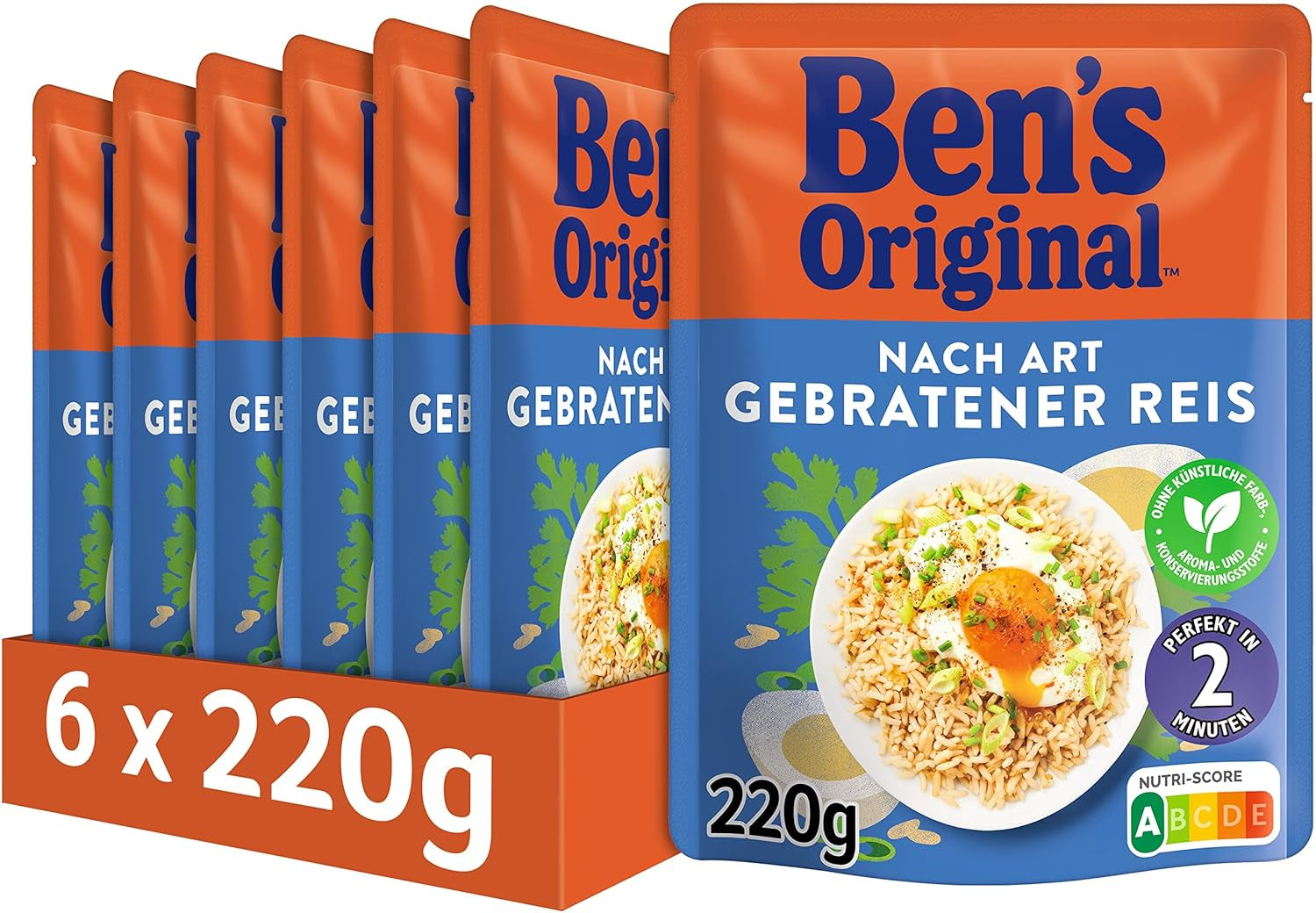 BEN'S ORIGINAL™ Express Basmati Rice 6 x 220g