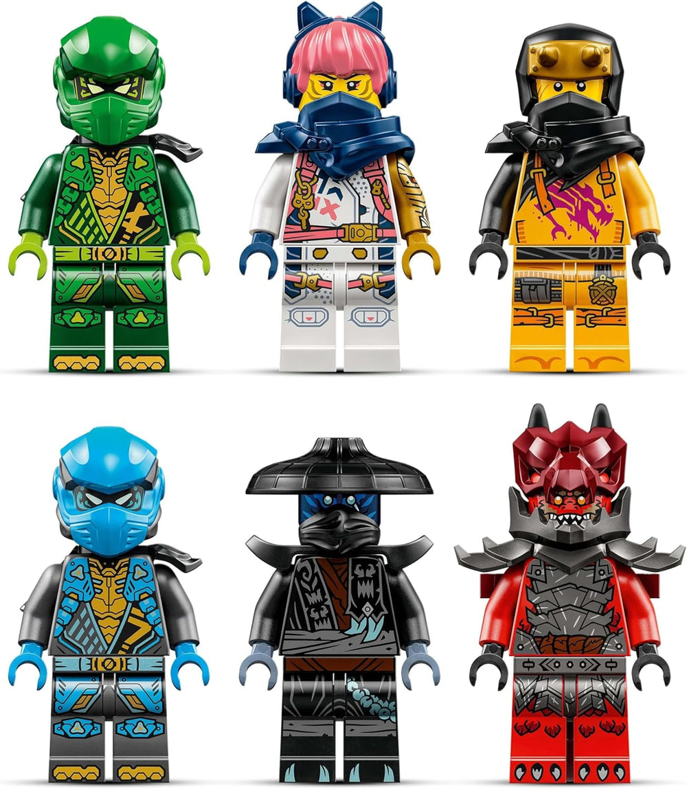 LEGO NINJAGO Chaos Dragon Thundertooth - Toy with 6 Ninja Minifigures - Role-Playing Building Set for Boys and Girls Ages 8+ - Gifts for Rise of the Dragons TV Series Fans 71832 Building Sets Beuche den LEGO-Store