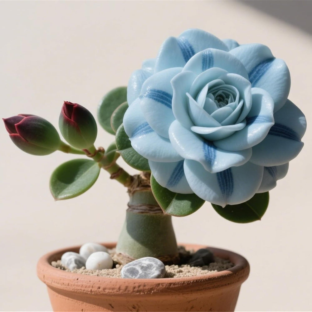 Winterhart pflanzen, Gift, Mysteriöse magische Glühbirne, Lebende Pflanzen, Mehrjährige Blumenzwiebel ist winterhart, Blumenzwiebel Mix-2Wüstenrose knollen-C