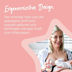 Tommee Tippee Made for Me Manuelle Einzel-Milchpumpe, Starke Saugkraft, Ergonomischer Griff, Tragbare Und Leise Milchpumpe, Samt Babyflasche Accessories Food and Breastfeeding Bebe Naty Shop