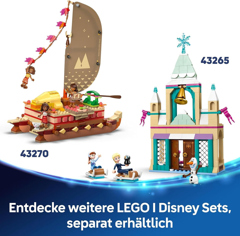 LEGO Ç€ Disney Princess Castle Cinderella and Horse-drawn Carriage, Set for Girls 6 Years and Up, Fantastic Toy with Princess Cinderella and Prince Charming Mini Dolls, Gift Idea for Disney Fans 43275 Building Sets Beuche den LEGO-Store