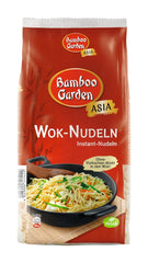 Bamboo Garden - Wok Noodles | Instant noodles with egg | Mix, no pre-cooking required | For Asian wok dishes | 250 g in a bag