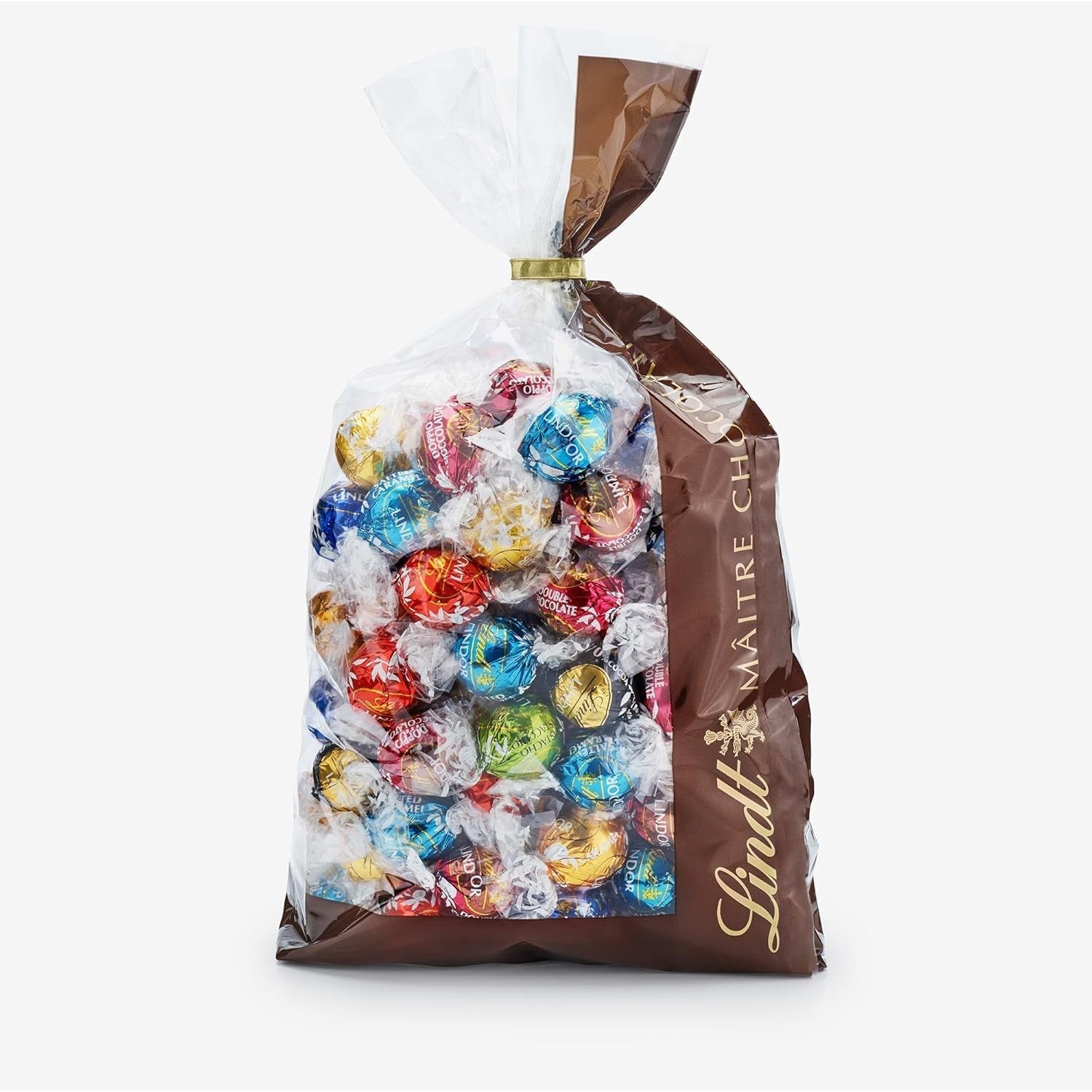 Lindt Chocolate LINDOR Mixture, 1371 grame Bomboane de Ciocolata Naty Shop Caramel sărat + amestec clasic