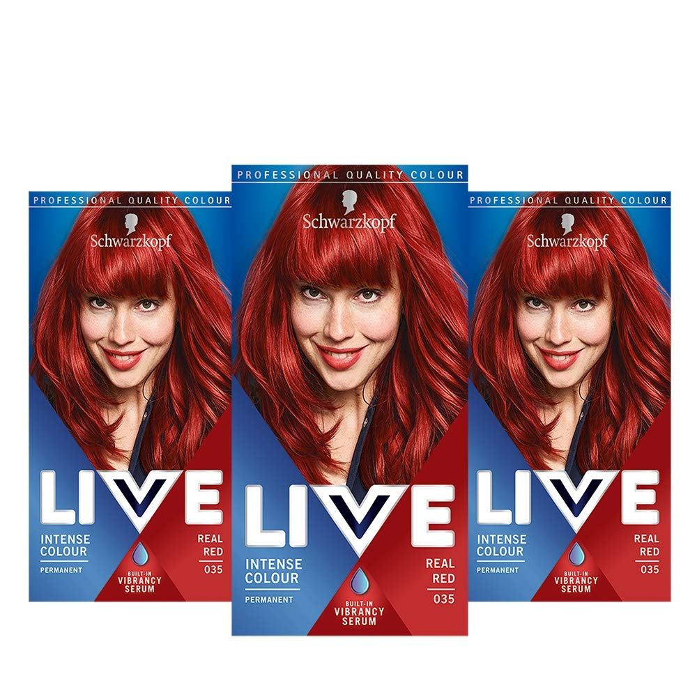 Schwarzkopf LIVE U67 Blue Mercury, 100 ml Vopsea pentru par Naty Shop Roșu real 035 1 bucată (pachet de 3)
