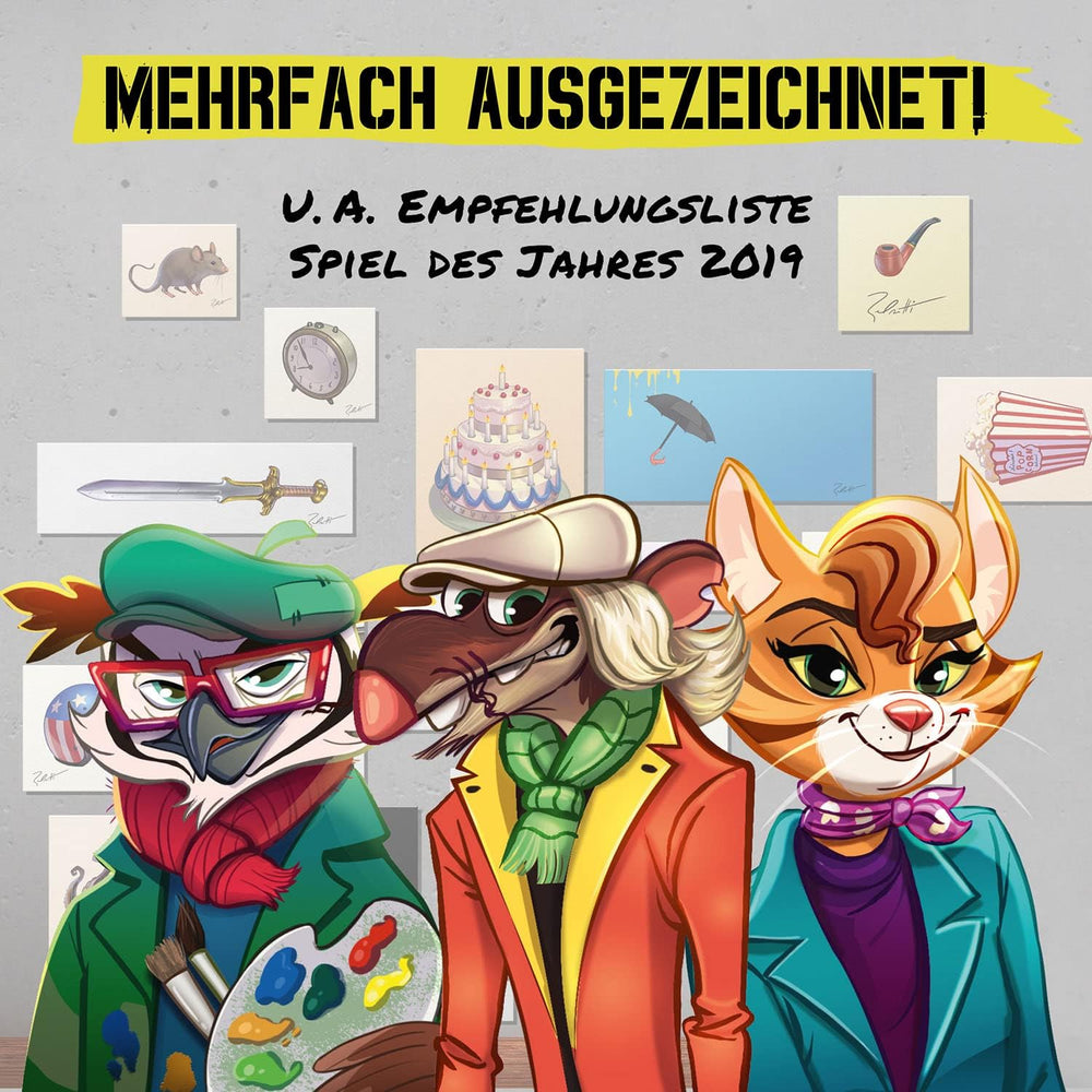 KOSMOS 683320 Belratti, Is this art or can this be the way? Card Game, Cooperative Picture Matching Game, 3 to 7 Players Ages 8 and Up