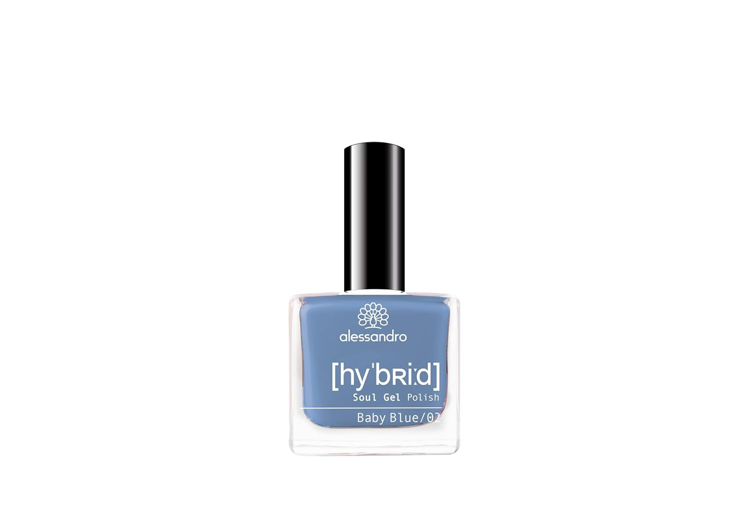 HYBRID nail polish alessandro Blueberry Slush - pastel blue - Perfect nails in just 3 steps, without LED - lasts up to 10 days! 8 ml