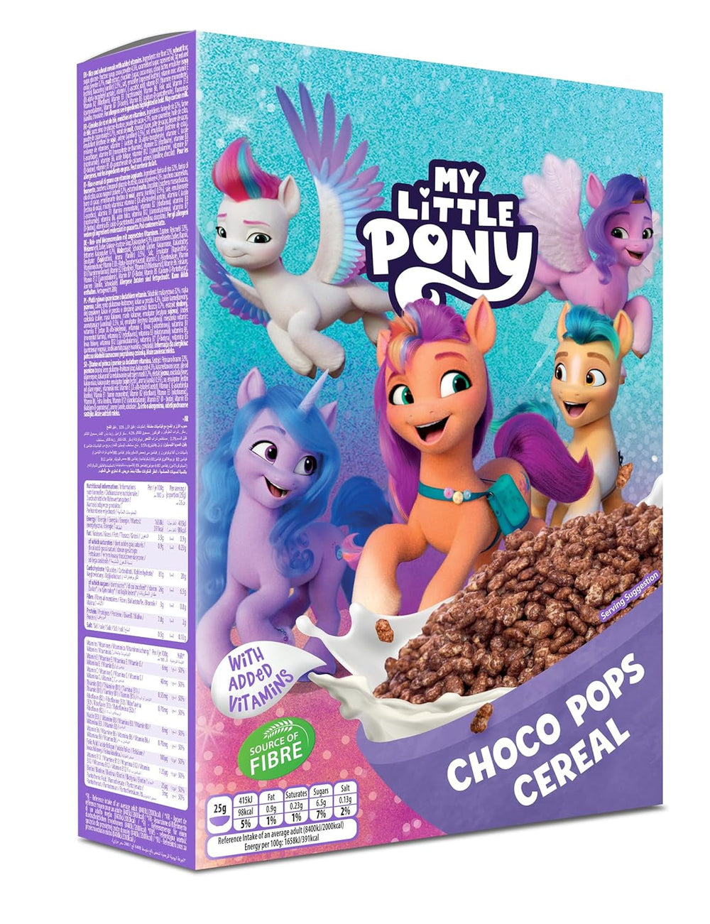 Peppa Pig Honey Loops Cereal, Knusprige Vollkorn Frühstückscerealien Mit Zugesetzten Vitaminen, 1Er Pack (1 X 375G) Cereal Naty Shop My Little Pony