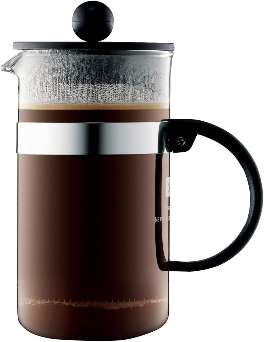Cafetieră Bodum 1582-01 bistroNOUVEAU (sistem French Press, potrivită pentru mașina de spălat vase), 1,5 litri, neagră
