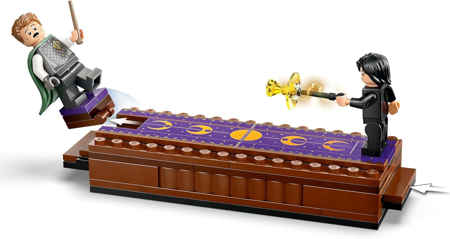 LEGO Harry Potter Hogwarts Castle: Dueling Club Building Set With 4 Minifigures Incl. Draco Malfoy, Gilderoy Lockhart & Severus Snape, set With function For boys and girls aged 8+ 76441 Building sets Besuche den LEGO-Store