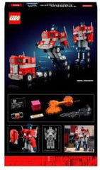 LEGO 10302 Icons Optimus Prime Set, 2In1 Robot Figure and Model Truck, Transformers Toy Model Kit for Adults, Birthday or Christmas Gift for Men, Women, Her and Him Building Sets Besuche den LEGO-Store