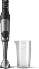 Philips 5000-Serie Stabmixer - 1200W Leistung. Promix-Technology. Led Geschwindigkeitsanzeiger. Stufenlose Geschwindigkeitseinstellung. Compact Design. Leicht Zu Reinigen. Schwarz (HR2681/00) Kitchen Naty Shop