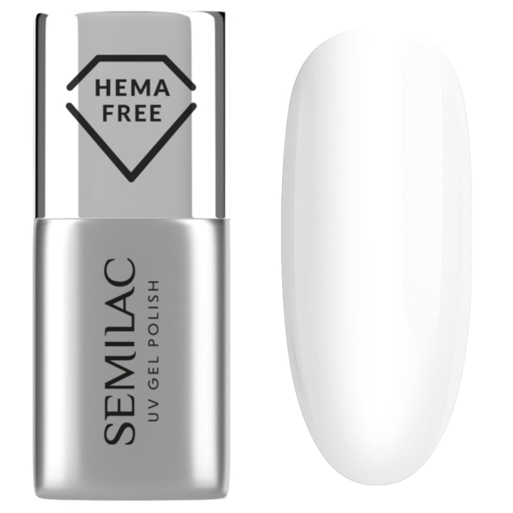 Semilac Pure&Clean UV nail polish base 7 ml – Self-leveling hybrid base for sensitive nails