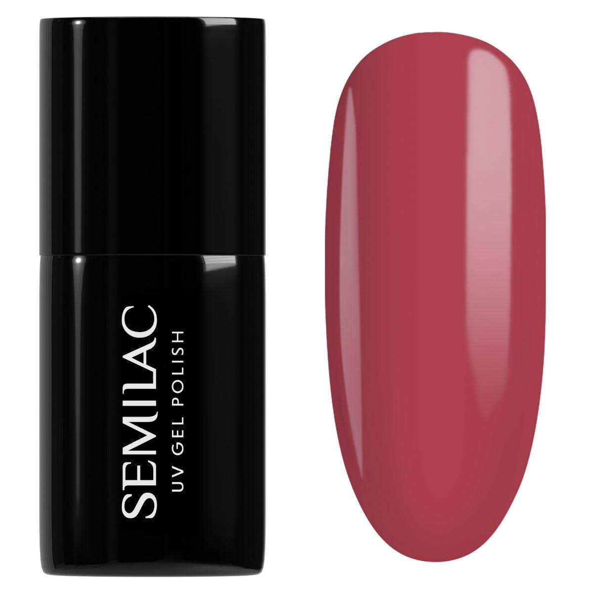 UV nail polish Semilac Hybrid 400 Rusty Red 7ml, Tastes of Fall collection