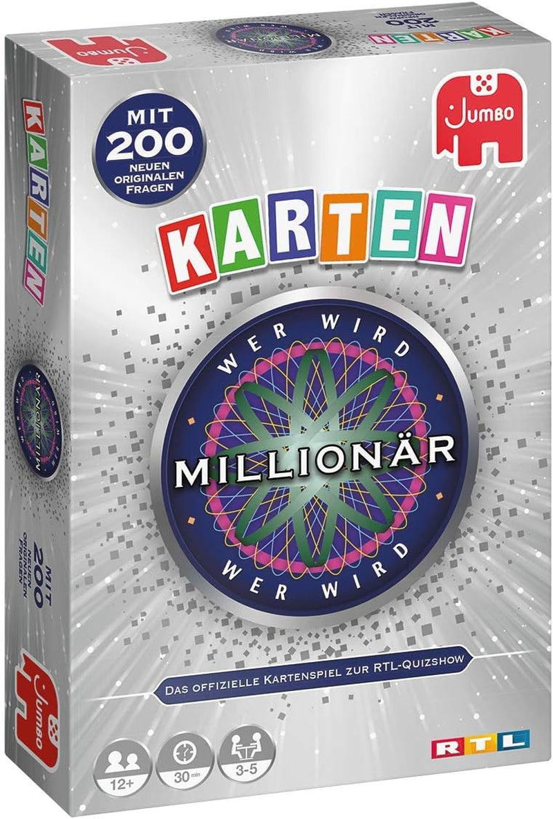Jumbo Games 19736 Games - Who Wants To Be A Millionaire - 20th Anniversary - Board Game - Ages 12+