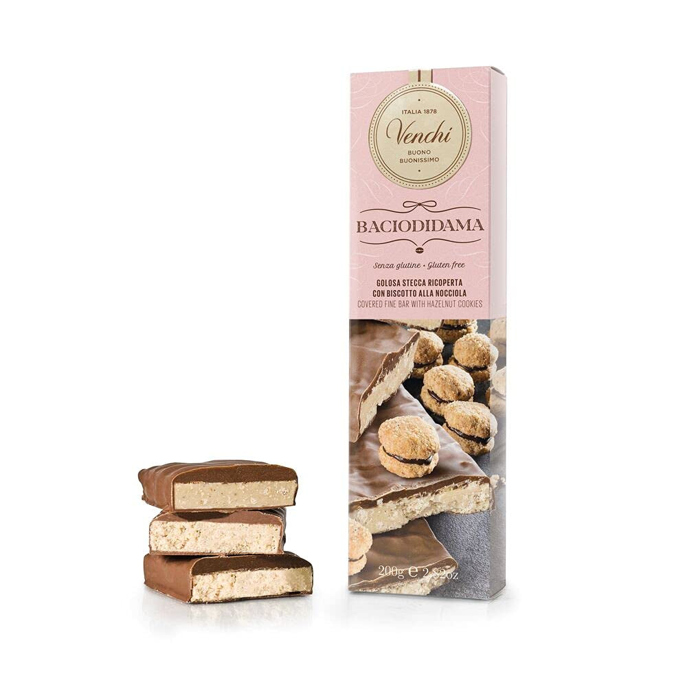 Venchi, Baton de ciocolată Chocoviar Pistachio, 200 grame Naty Shop Bacio Di Dama