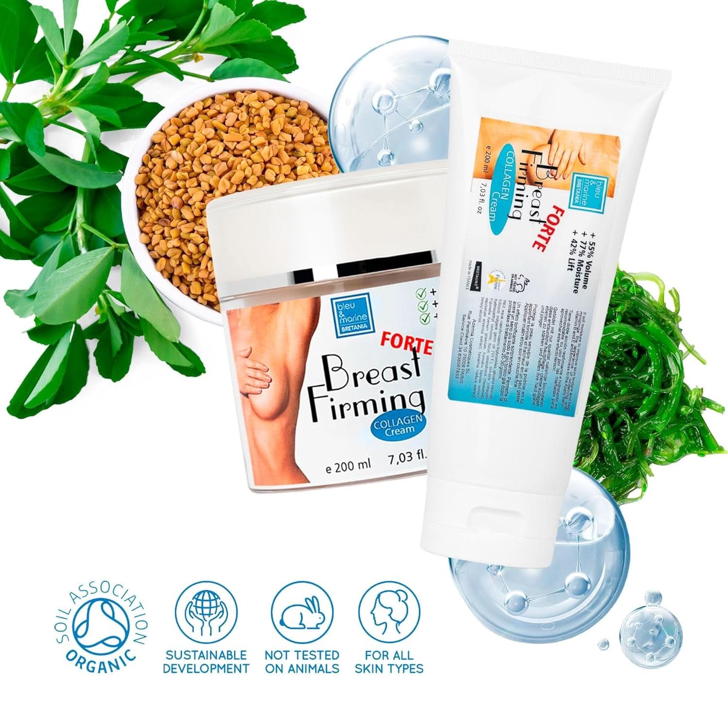 Breast enlargement cream, Forte Neck Décolleté 200 ml Naty Shop