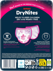 Huggies DryNites Nighttime Bedwetting Diapers for Girls 13-Approx 17 Years (48-60kg) 27 Count (3x9) Monthly Pack Panty Diapers