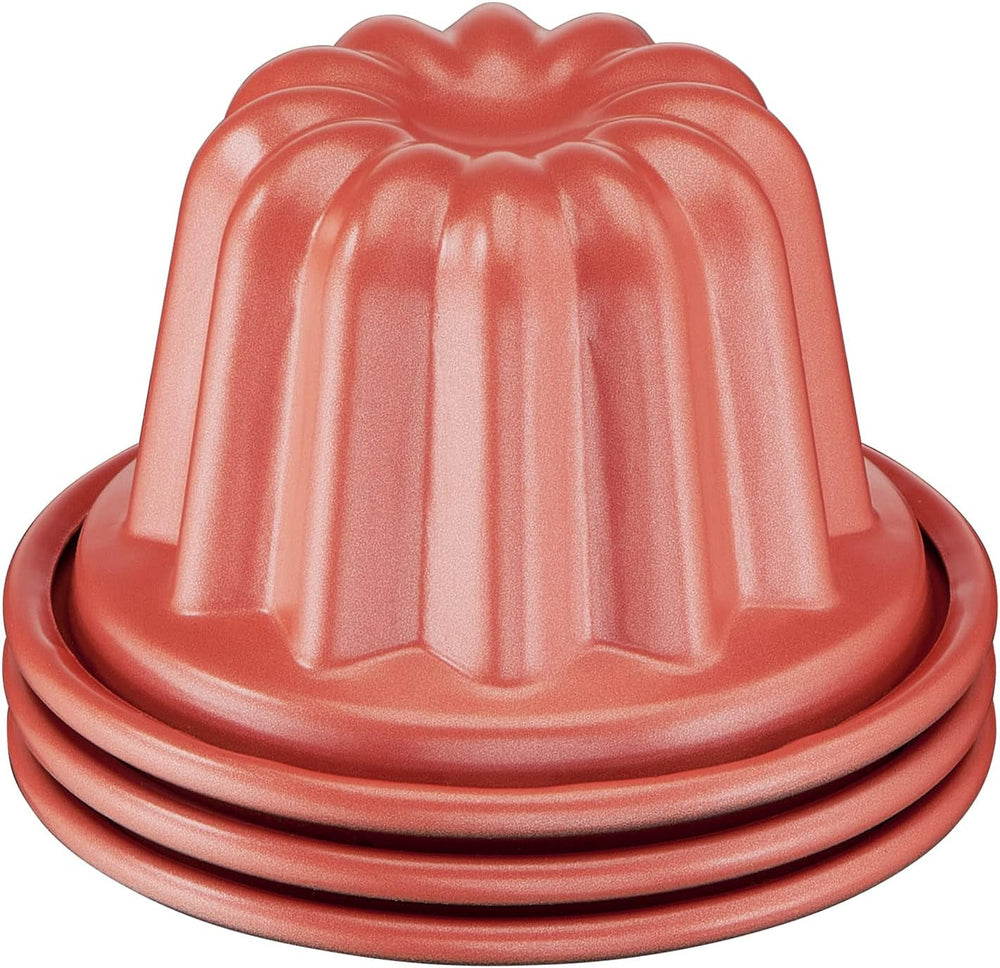 Tefal Creabake Muffins Creabake Backformen, 7.5 Cm, Antihaftbeschichtung, Stapelbares System, Kreative Rezepte Für Süßigkeiten Und Slate, Einfaches Backen, Eisenfarben Molds and trays for baking Naty Shop Set Mit 3 Rippen