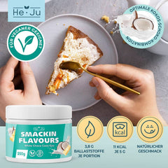 He-Ju, Powder with white chocolate and coconut flavor, 250 grams Aromas Naty Shop