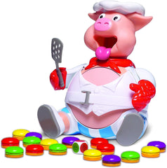 Pielea Porcului Goliat - Joc de societate distractiv pentru copii, de la 4 ani în sus, Hrănește purceii și evită să le explodeze burțile, joc de petrecere pentru 2-6 jucători, distracție cu prietenii și familia