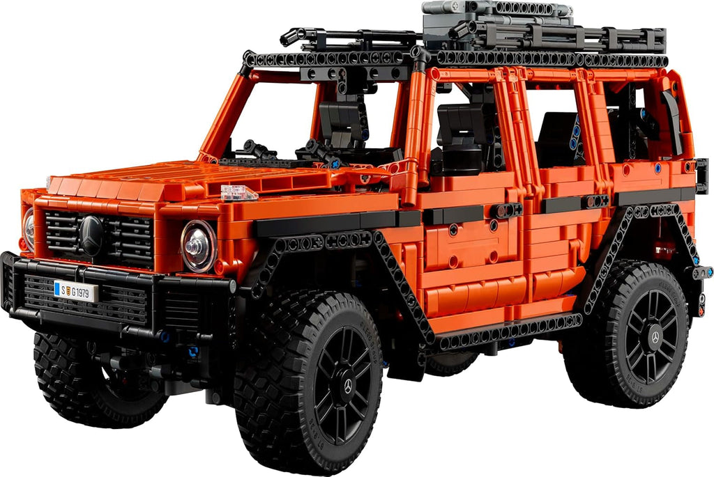 LEGO Technic Mercedes-Benz G 500 Professional Line, set de construcție cu model de mașină G-Class, cadou pentru adulți, set de vehicule de lux de teren, obiect de colecție Mercedes, mașină de jucărie 42177 Seturi de constructie Besuche den LEGO-Store