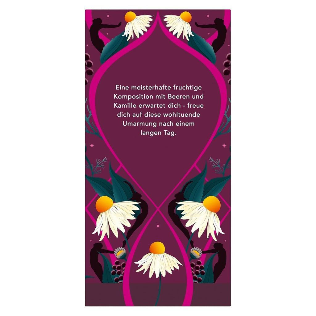 Pukka | Ceai de fructe bio „Night Time Berry” | Mușețel, coacăze negre și mure | Ceai pentru o seară relaxantă | Fără cofeină | Pachet de 1 | 20 pliculețe de ceai