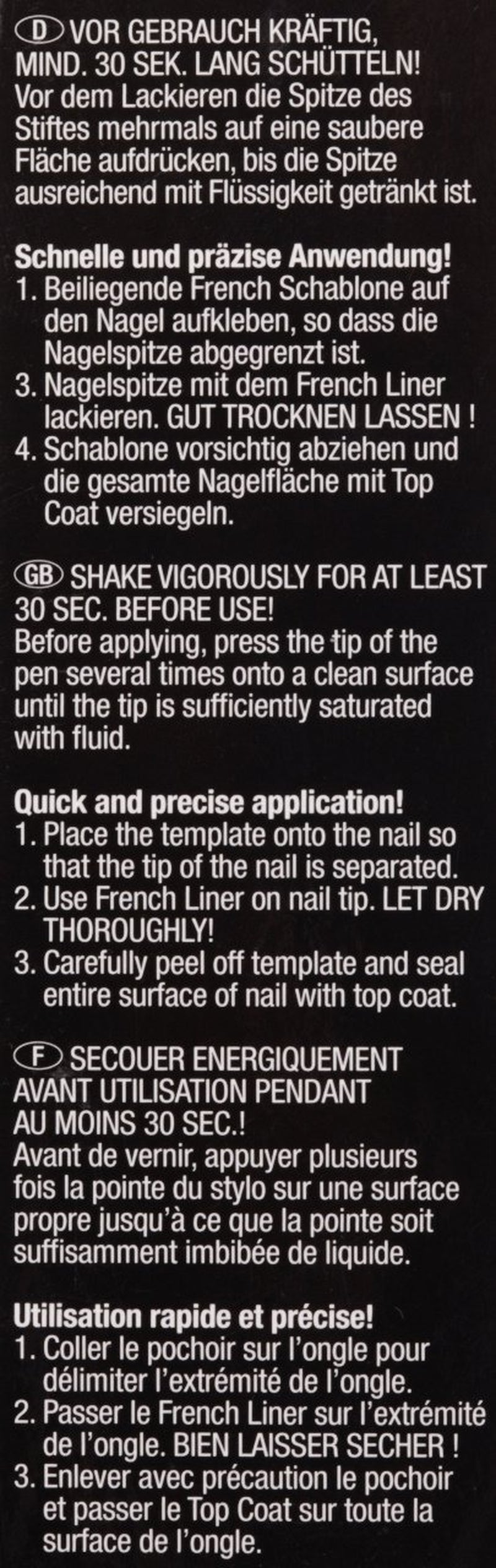 Alessandro Effect French Liner Milk White 1 Pack (1 x 5ml + 3.2ml)