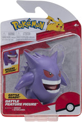 Pokémon PKW0359 - Battle Feature Figure - Gengar Official Movable Figure 11.5cm Action figures Naty Shop