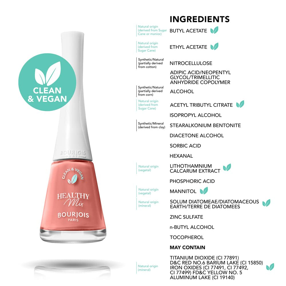Bourjois - Nail Polish Healthy Mix Clean – 150 Queen of Beige