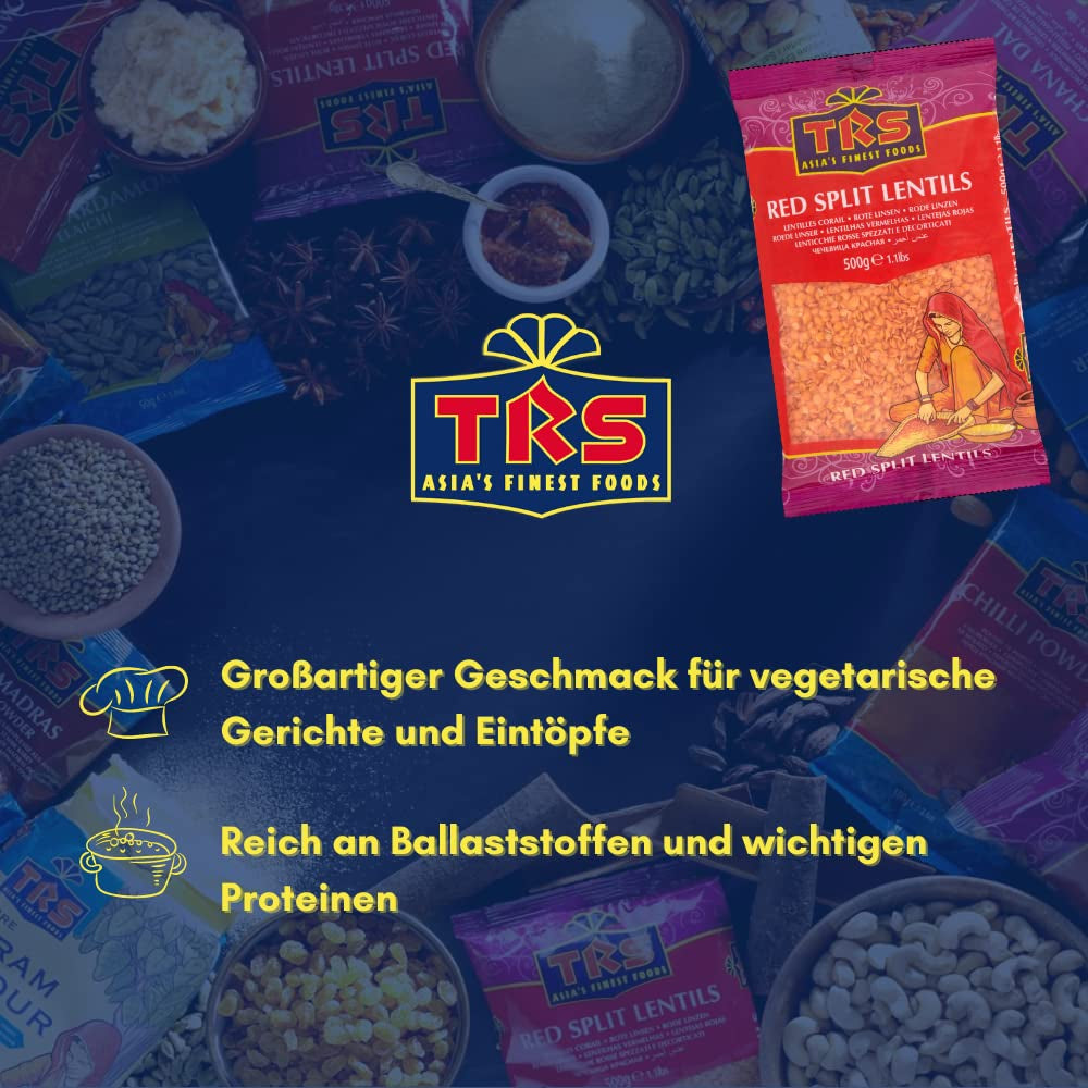 TRS - Red lentils - (1 x 500g)